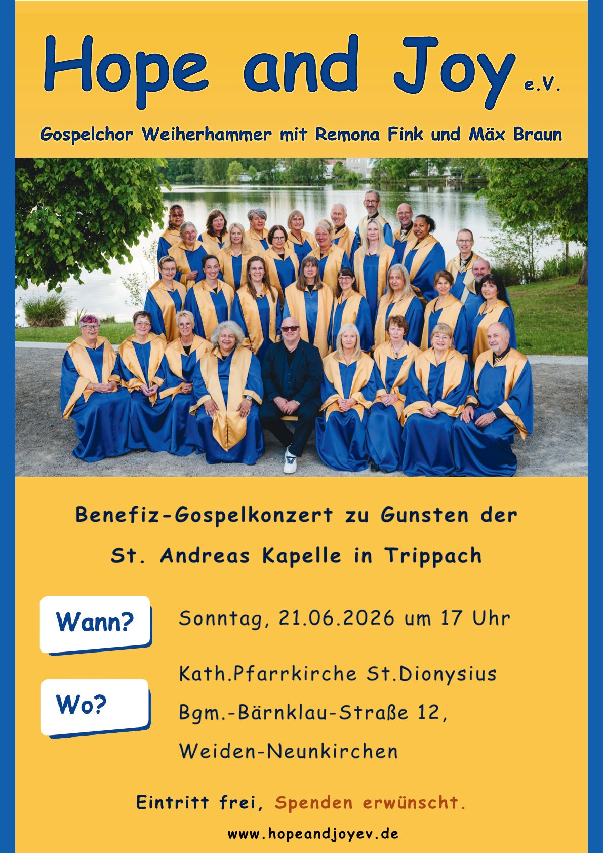 Benefiz-Gospelkonzert zu Gunsten der St. Andreas Kapelle in Trippach-3-1